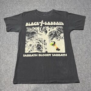 Black Sabbath Womens S Sabbath Bloody Sabbath Bravodo T-Shirt Official Band Y2K